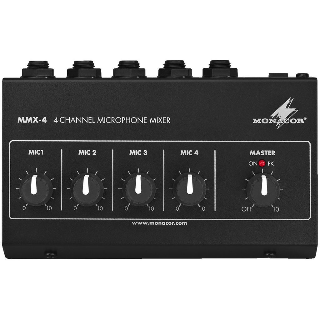 4 Channel Mic Mixer