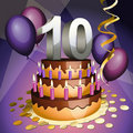 10th Anniv cake